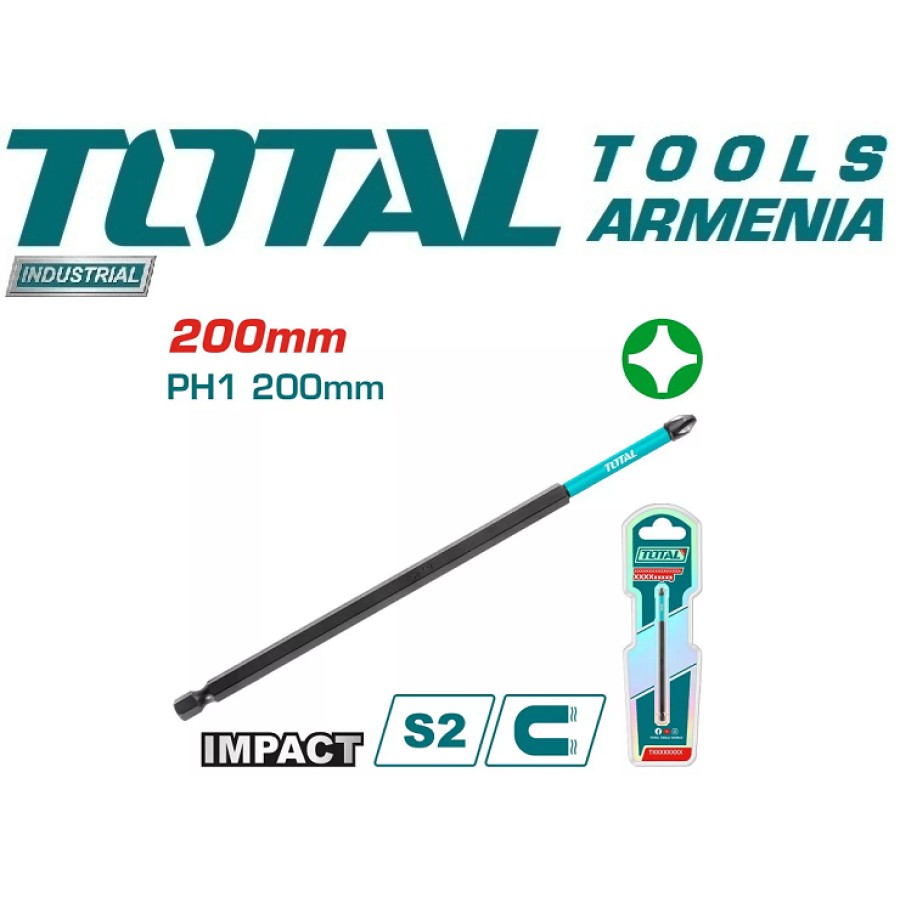 Հարվածային պտուտակահանի բիթ (TACIM71PH1200)