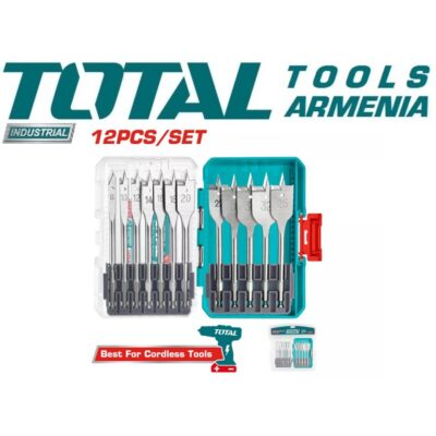 Հարթ գայլիկոնների հավաքածու 12 կտոր (TACSDL1206)