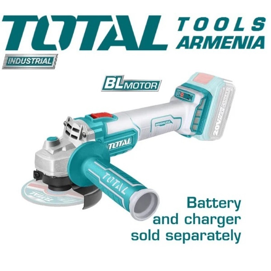 Մարտկոցային Անկյունային Հղկող Մեքենա - Բալգարկա 20Վ (TAGLI21154)