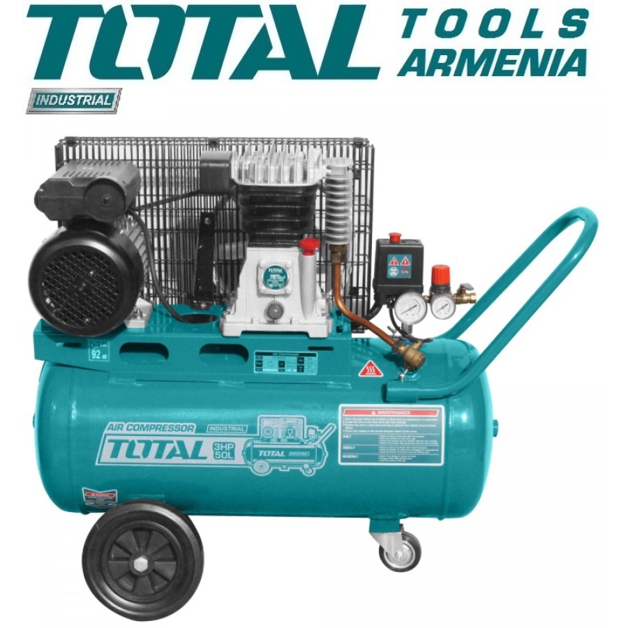 Օդայուղային գոտային կոմպրեսոր 50 լ/ 2.2 կՎտ (TC1300506)