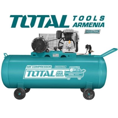 Օդայուղային գոտային կոմպրեսոր 200 լ / 3 կՎտ (TC1402002)