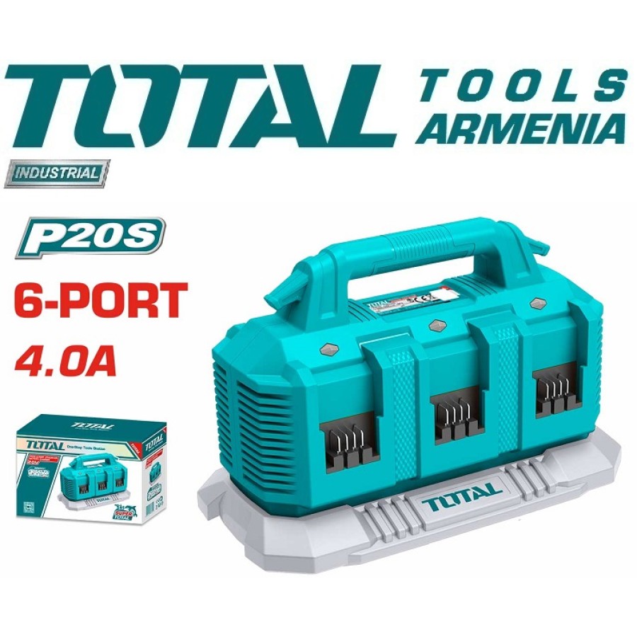 Լիցքավորիչ 20V 4A 6 մարտկոցի համար (TFCLI2064)