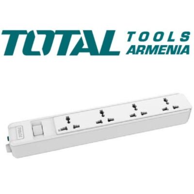 Երկարացման լարով վարդակ (ուդլինիտել) 4 տեղ 3մ (THES23042V)