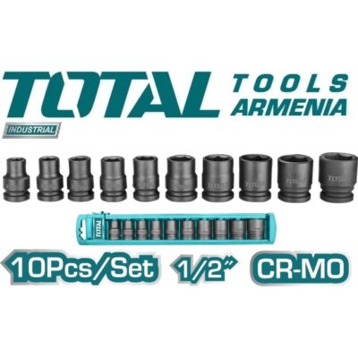 Հարվածային գլխիկների հավաքածու 10հատ 1/2դյույմ (THISTD12101)