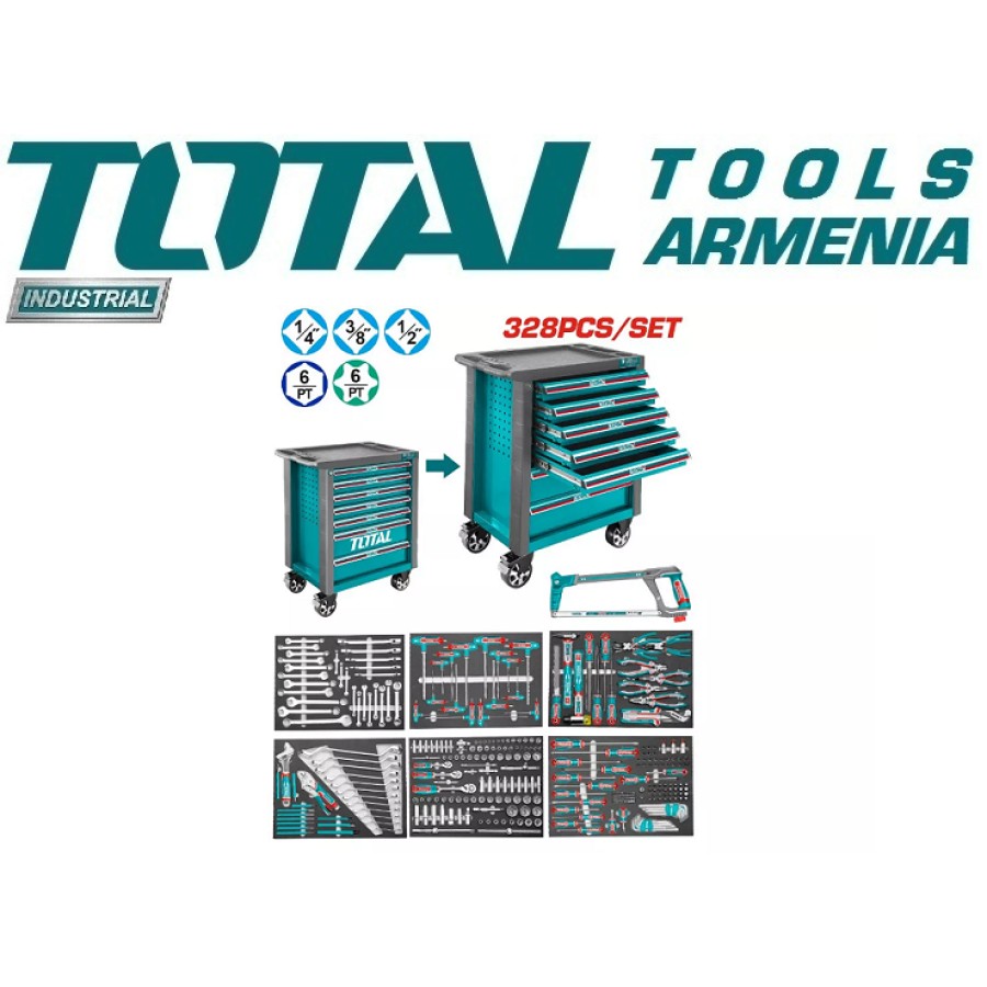 Գործիքատուփի հավաքածու 328 կտոր   (THPTCS73281)