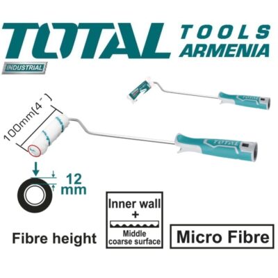 Ներկի մինի գլանաձև խոզանակ 100×12 մմ (THT8541D)