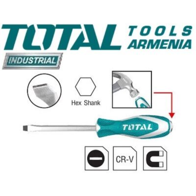 Հարվածային պտուտակահան Հարթ (Տափակ) SL8x200մմ (THTGTS8200)