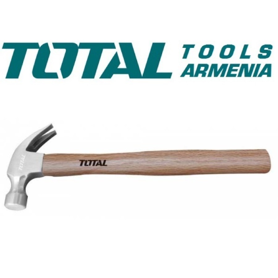 Փայտե բռնակով մուրճ մեխահան 220գ (THTW7308)