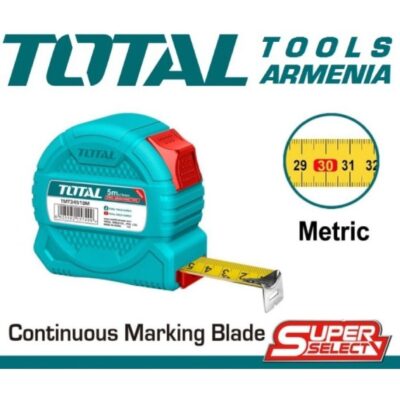 Ժապավեն չափիչ ՝  ( ռուլետկա )  5 մ x 19 մմ : (TMT34519M)
