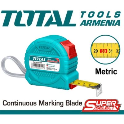 Ժապավեն չափիչ ՝  ( ռուլետկա )  8 մ x 25 մմ : (TMT34825M)