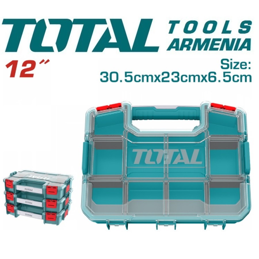 Գլխիկների արկղ պլաստիկ 12" (TPBX1121)