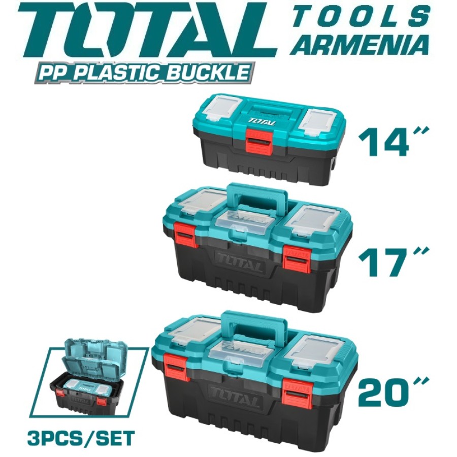 Գործիքների արկղերի հավաքածու 3կտոր (TPBXK0031)