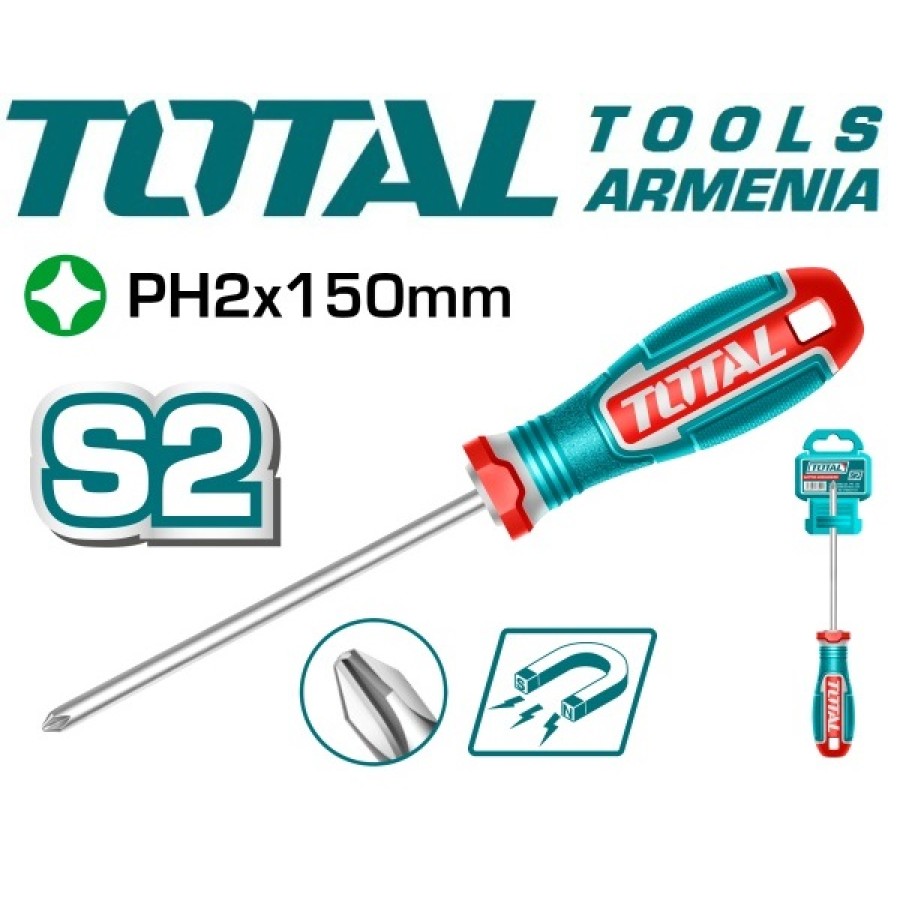 Պտուտակահան խաչաձև PH2x150մմ (TSDPH2150)
