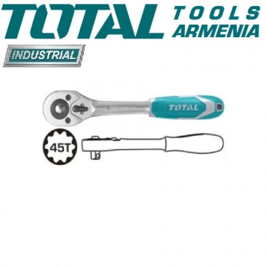 Ճռիկ (ռետչե կլյուչ) 1/4" - 158մմ (THT106146)