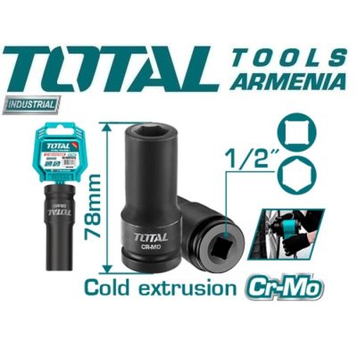 Ճռիկի հարվածային երկար գլխիկ 16 մմ (THDIS12161L)