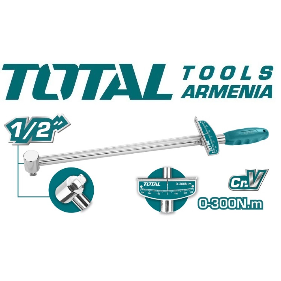 Դինանոմետրիկ ռետչե կլյուչ 1/2" (THPTW300N2)