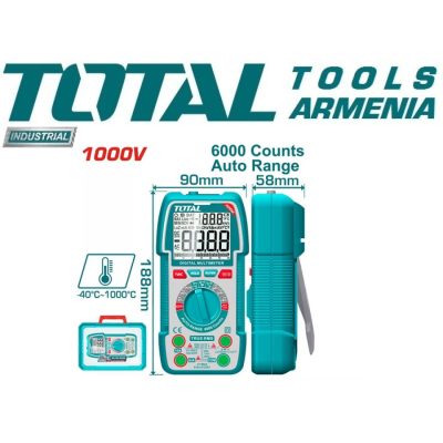Մուլտիմետր թվային 1000Վ (TMT5310004)
