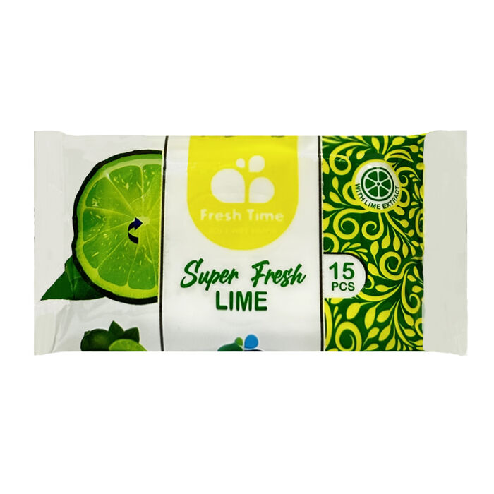 Անձեռոցիկ խոնավ Biocotton Fresh Time 15 հատ