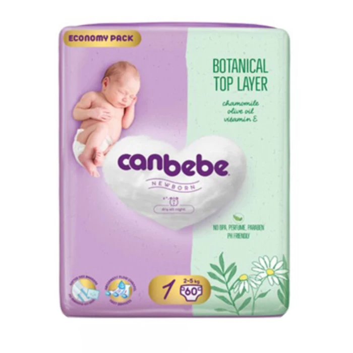 Տակդիր Canbebe N 1 2-5 կգ 60 հատ