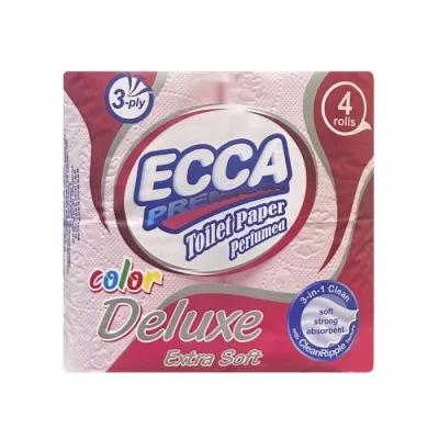 Զուգարանի թուղթ Ecca Deluxe 3 շերտ 4 hատ