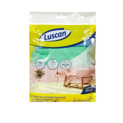 Շոր սեղանի Luscan Microfibre 40×40 սմ 220 գր 4 հատ