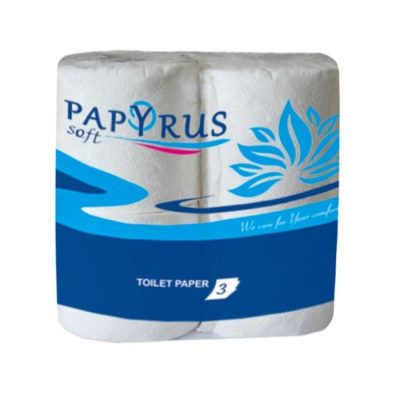 Զուգարանի թուղթ Papyrus 3 շերտ 4 հատ