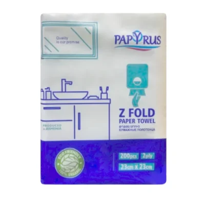 Անձեռոցիկ դիսպենսեր սարքի Papyrus 2 շերտ 23X23 սմ 200 հատ