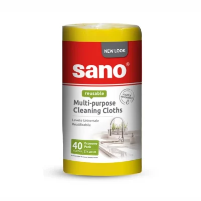 Անձեռոցիկ Sano ունիվերսալ 27×28 սմ 40 հատ