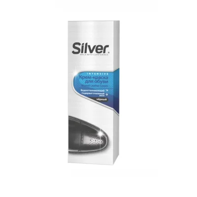 Կրեմ կոշիկի Silver սև 75 մլ