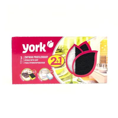 Սպունգ սպասքի York 2+1 հատ 9780 |Губка для мытья посуды York 2+1 шт.