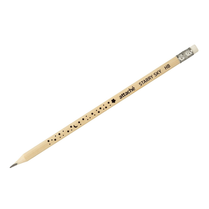 Մատիտ գրաֆիտե Attache Starry HB 1055943