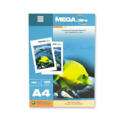 Ֆոտոթուղթ Mega անփայլ A4 120 գր 100 հատ