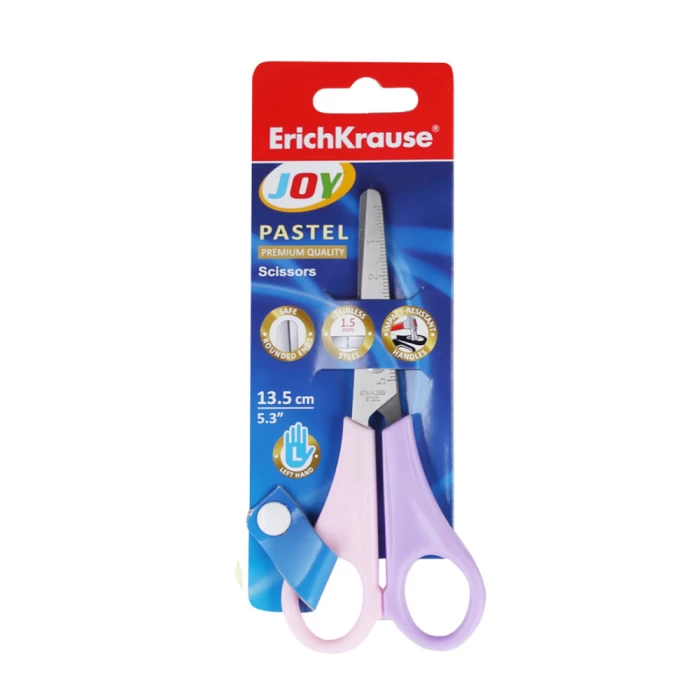 Մկրատ ձախլիկի ErichKrause Joy Pastel դպրոցական 13,5 սմ