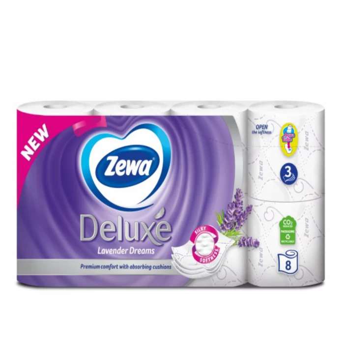 Զուգարանի թուղթ Zewa Deluxe 3 շերտ 8 հատ